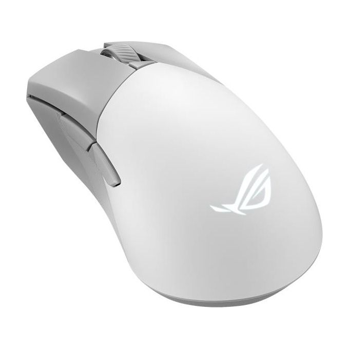 ASUS 90MP02Y0-BMUA11 ROG Gladius III Wireless Mouse Gaming 36000 DPI 6 Tasti Programmabili RGB Bianco
