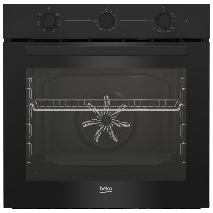 Beko BBIE11100B b100 Forno da incasso Elettrico 72 L Classe A 6 Funzioni Ventilato Grill Booster (60x60x60 cm) colore Nero