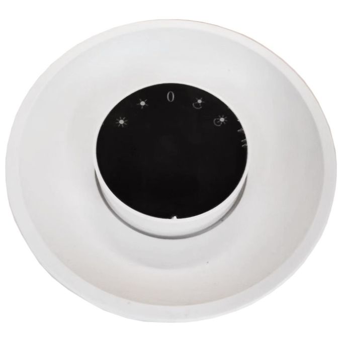 Argo STING Stufa Elettrica a Infrarossi Fibra di Carbonio 600W 2 Livelli di Potenza colore Bianco