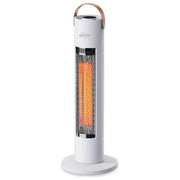 Argo STING Stufa Elettrica a Infrarossi Fibra di Carbonio 600W 2 Livelli di Potenza colore Bianco