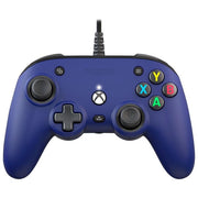 NACON XBXPROCOMPACTBLUE Pro Compact Gamepad Cablato USB per Xbox Series X-S Xbox One PC con Personalizzazione Avanzata e Dolby Atmos colore Blu