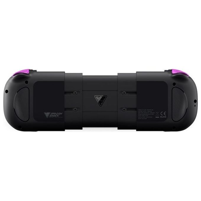 Dragonshock DSCMB-BK Photon Gamepad Wireless Bluetooth USB-C con Cavo Ricarica 300 mAh 8h Autonomia colore Nero