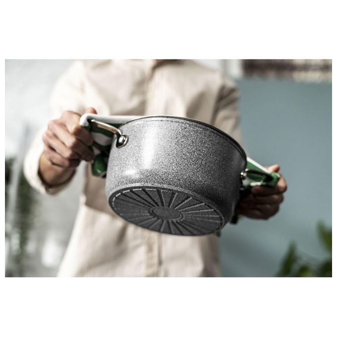 Ballarini Salina Casseruola con Manico e Coperchio 24cm