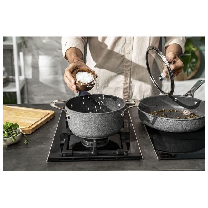 Ballarini Salina Casseruola con Manico e Coperchio 20cm