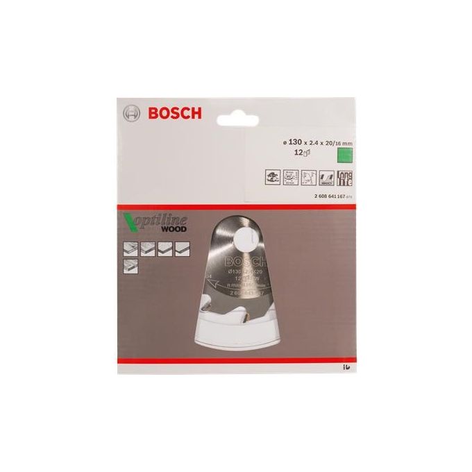 Bosch Disco Per Seghe Circolari Taglio Legno 130 Mm