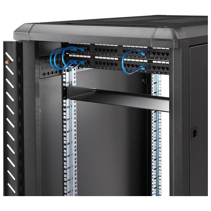 StarTech Ripiano universale per montaggio a rack fisso profondita' 7 1U - 15kg