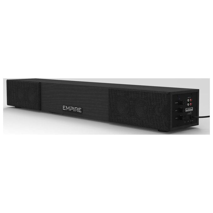 Empire SB.200ECOB Soundbar Sistema Audio 2.1 Canali con Subwoofer Integrato 5,5'' Funzione ECO Staffa Inclusa WS502 colore Nero