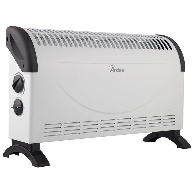 Ardes AR4C06 Kalor Termoconvettore Elettrico 1500W 2 Livelli di Potenza Termostato Protezione Surriscaldamento colore Nero
