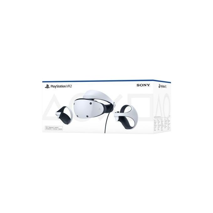 Sony 9454298 PlayStation VR2 Visore VR OLED 4K HDR 110° 120Hz PS5 Sense controller colore Nero Bianco