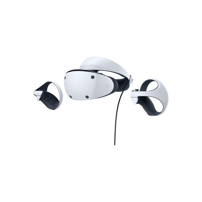 Sony 9454298 PlayStation VR2 Visore VR OLED 4K HDR 110° 120Hz PS5 Sense controller colore Nero Bianco