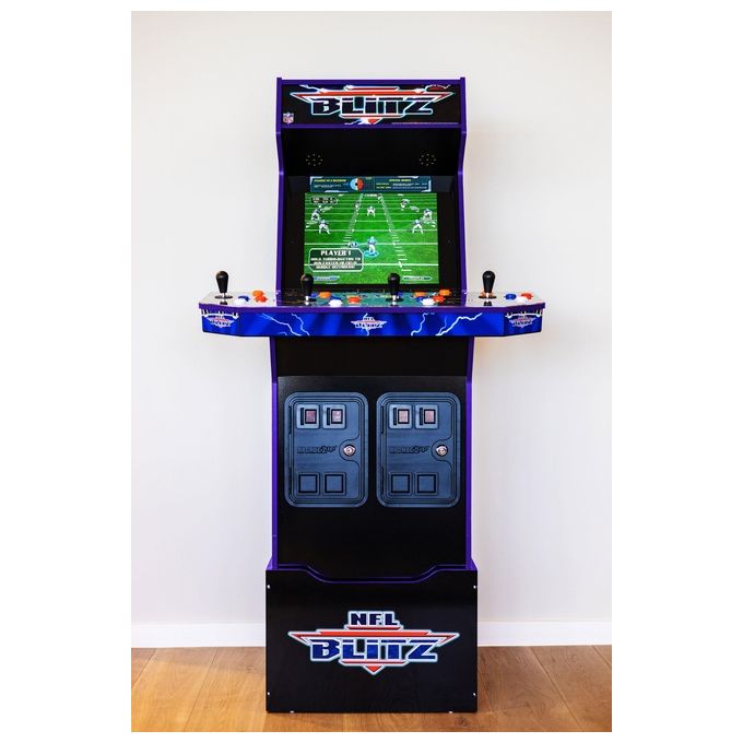 Arcade1Up NFL-A-207410 NFL Blitz Legends Arcade Game Armadio per sala giochi verticale 3 giochi inclusi 17'' LCD Multicolore