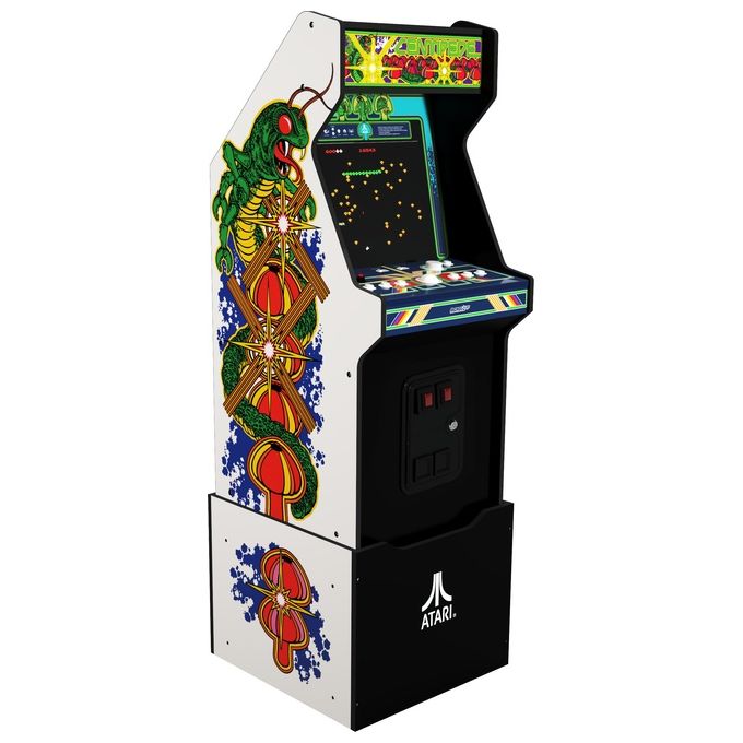 Arcade1Up ATR-A-200210 Atari Legacy Cabinato Arcade Centipede Edition 14 Giochi Schermo LCD 17'' con Alzata colore Multicolore
