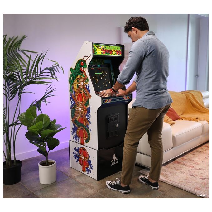 Arcade1Up ATR-A-200210 Atari Legacy Cabinato Arcade Centipede Edition 14 Giochi Schermo LCD 17'' con Alzata colore Multicolore
