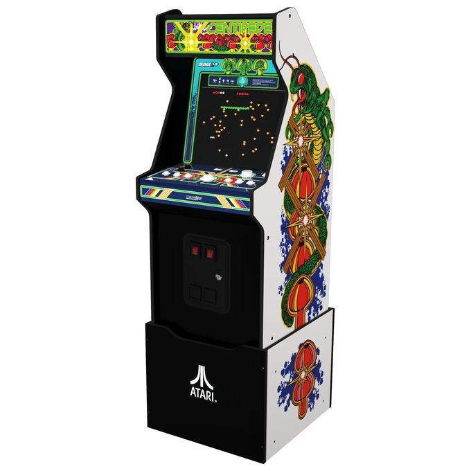 Arcade1Up ATR-A-200210 Atari Legacy Cabinato Arcade Centipede Edition 14 Giochi Schermo LCD 17'' con Alzata colore Multicolore