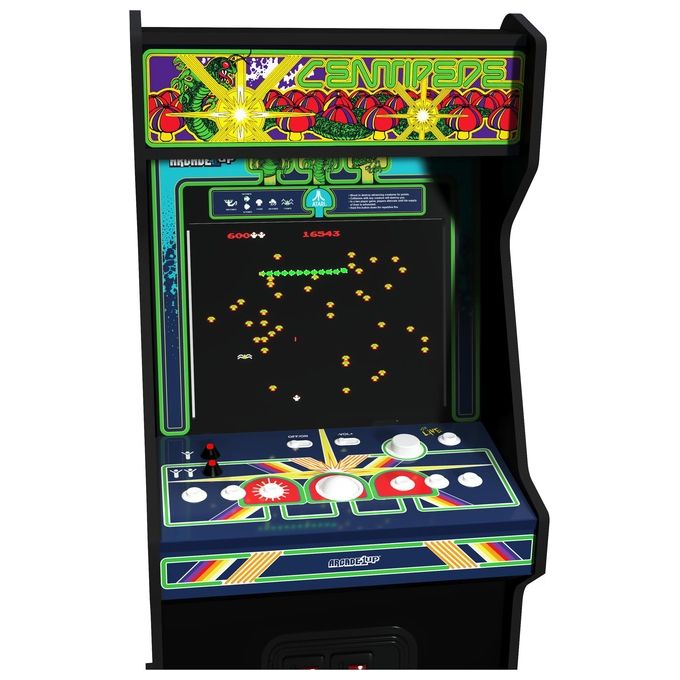 Arcade1Up ATR-A-200210 Atari Legacy Cabinato Arcade Centipede Edition 14 Giochi Schermo LCD 17'' con Alzata colore Multicolore