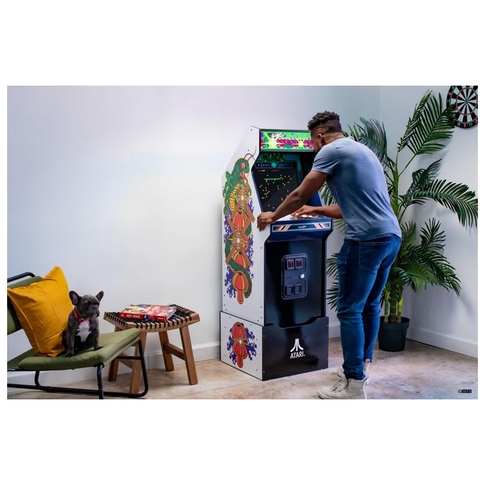 Arcade1Up ATR-A-200210 Atari Legacy Cabinato Arcade Centipede Edition 14 Giochi Schermo LCD 17'' con Alzata colore Multicolore
