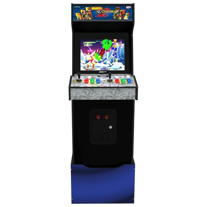 Arcade1Up MRC-A-207310 Cabinato Arcade Marvel vs Capcom 2 8 giochi schermo 17'' Wi-Fi con Riser colore Multicolore