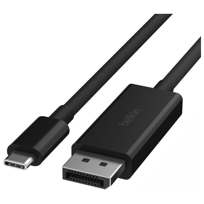 Belkin AVC014BT2MBK Cavo da USB-C a DisplayPort 1.4 2 m supporto 8K HDR HDCP 2.2 colore Nero