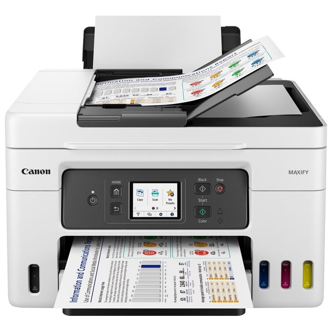 Canon GX4050 MAXIFY Stampante Multifunzione Inkjet A4 600x1200 DPI Wi-Fi ADF Fronte Retro colore Nero Bianco