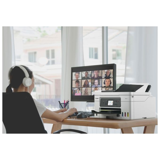 Canon GX4050 MAXIFY Stampante Multifunzione Inkjet A4 600x1200 DPI Wi-Fi ADF Fronte Retro colore Nero Bianco