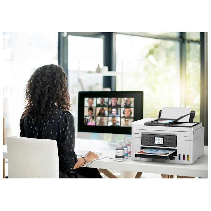 Canon GX4050 MAXIFY Stampante Multifunzione Inkjet A4 600x1200 DPI Wi-Fi ADF Fronte Retro colore Nero Bianco