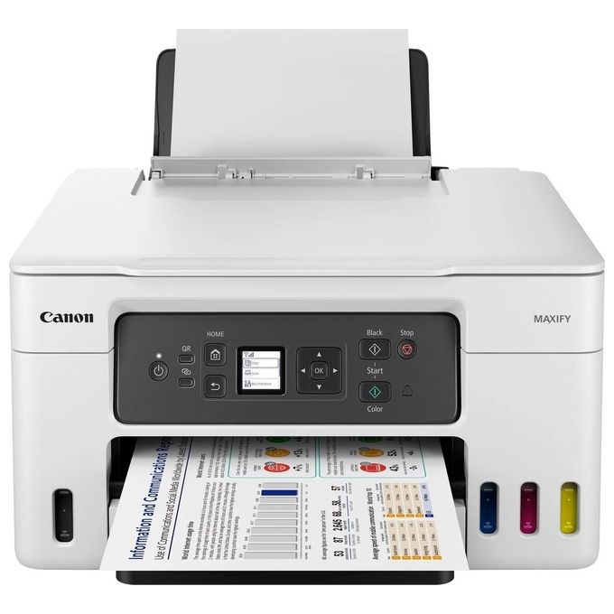 Canon GX3050 MAXIFY Stampante Multifunzione Inkjet A4 600x1200 DPI Wi-Fi Fronte Retro MegaTank colore Nero Bianco