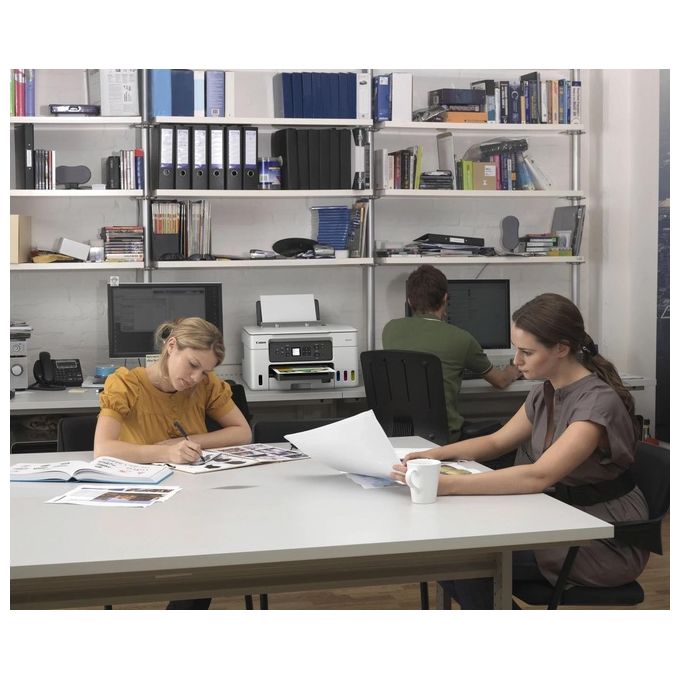 Canon GX3050 MAXIFY Stampante Multifunzione Inkjet A4 600x1200 DPI Wi-Fi Fronte Retro MegaTank colore Nero Bianco