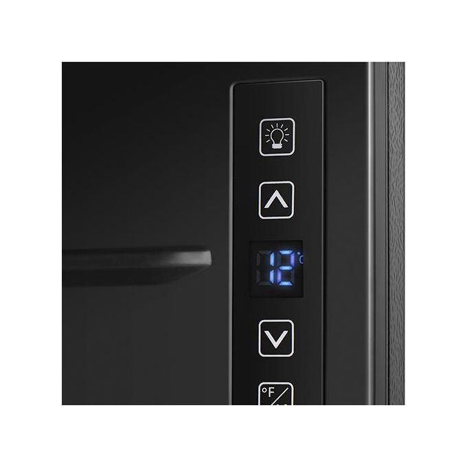 Hisense RW12D4NWG0 Cantinetta Vino 30 Bottiglie 93 L Classe G 38 dB 4 Ripiani Legno Porta Reversibile colore Nero