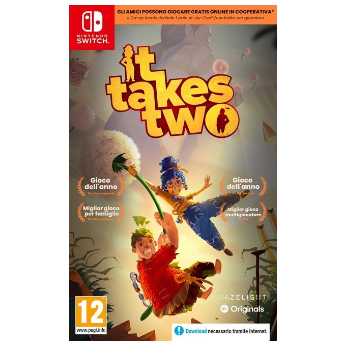 Electronic Arts 116651 It Takes Two Gioco Nintendo Switch Cooperativo Multilingua PEGI 12