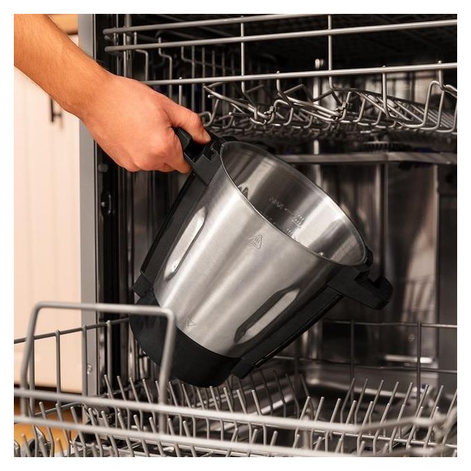 Cecotec 04346 Mambo Touch Robot da Cucina Multifunzione 1600W 3,3L 37 Funzioni Display TFT 5'' App colore Nero