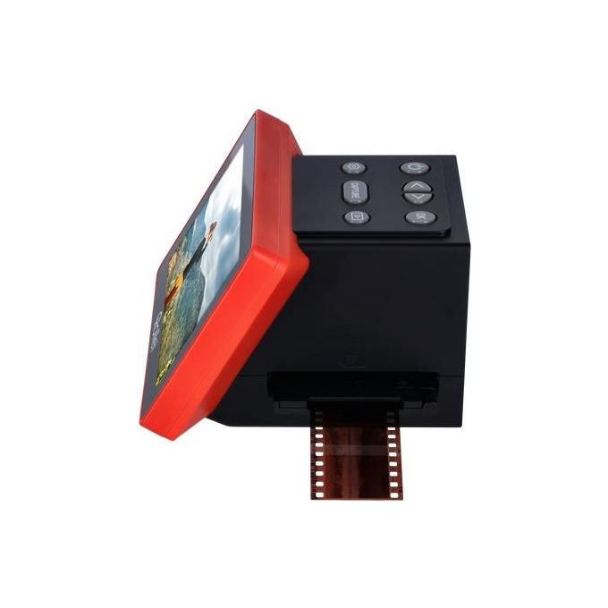 Rollei 20700 DF-S 1300 SE Scanner per diapositive e negativi 13 megapixel 4300 dpi USB tipo-C HDMI SD colore Nero-rosso