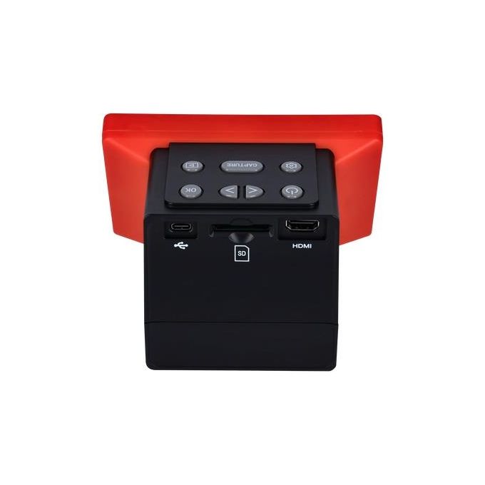 Rollei 20700 DF-S 1300 SE Scanner per diapositive e negativi 13 megapixel 4300 dpi USB tipo-C HDMI SD colore Nero-rosso