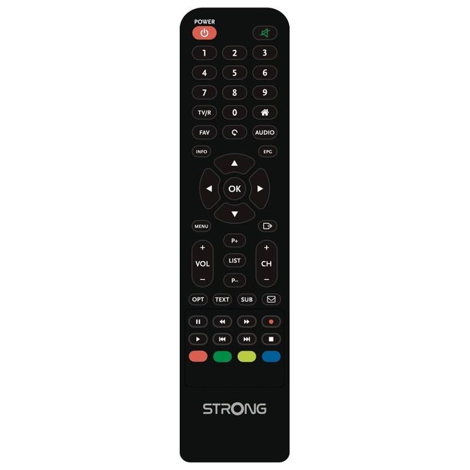 Strong SRT7040 Decoder Satellitare DVB-S2 FTA Full HD HEVC H.265 USB HDMI Dolby Digital Plus colore Nero