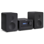Sharp XL-B520D(BK) Tokyo DAB+ Microsistema Hi-Fi 40W Bluetooth 5.0 CD USB Radio DAB FM 2 vie colore Nero