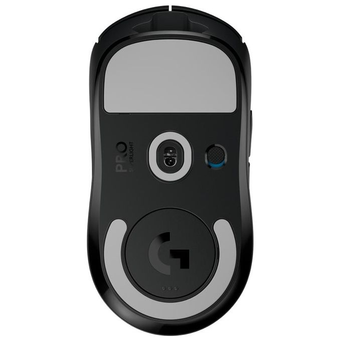 Logitech G 910-005881 PRO X SUPERLIGHT Mouse Gaming Wireless Sensore HERO 25K 25600 DPI 63g 5 Pulsanti colore Nero