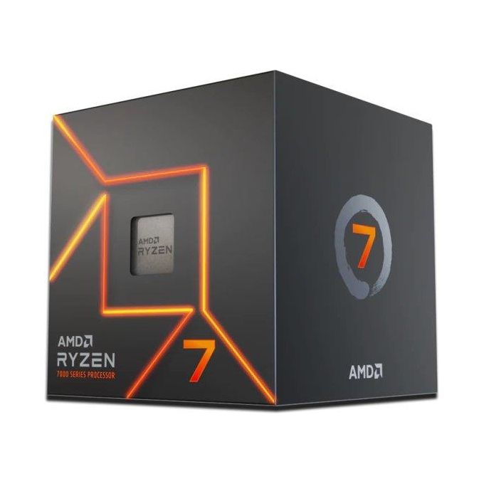 AMD Ryzen 7700 Processore con Ventirad Wraith Prism 8 core-16 Thread Sfrenati Architettura Zen 4 40MB L3 Cache 65 W TDP Fino a 53 GHz Frequenza Boost Socket AMD 5 DDR5 e PCIe 5.0