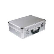 DÖRR 485030 Silver Valigetta per Foto in Alluminio con Schiuma Pretagliata e Tracolla Inclusa colore Argento
