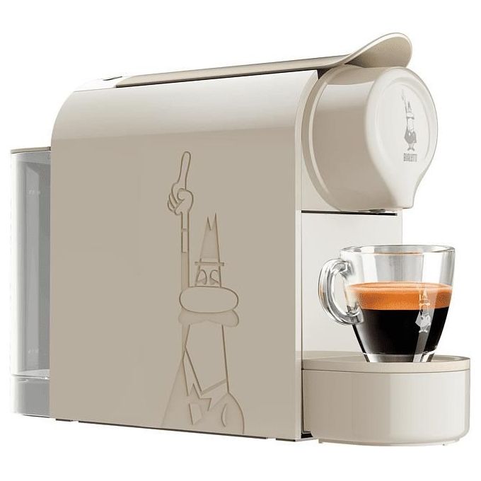 [ComeNuovo] Bialetti Gioia Responsible Macchina Caffe' Espresso per Capsule in Alluminio Tortora