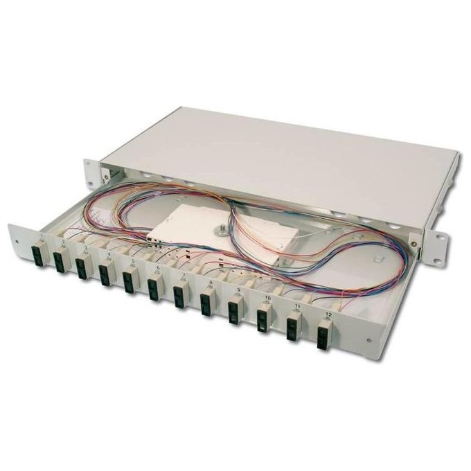 Digitus pannello estraibile 19'' per fibra ottica con 6 connettori sc duplex om3