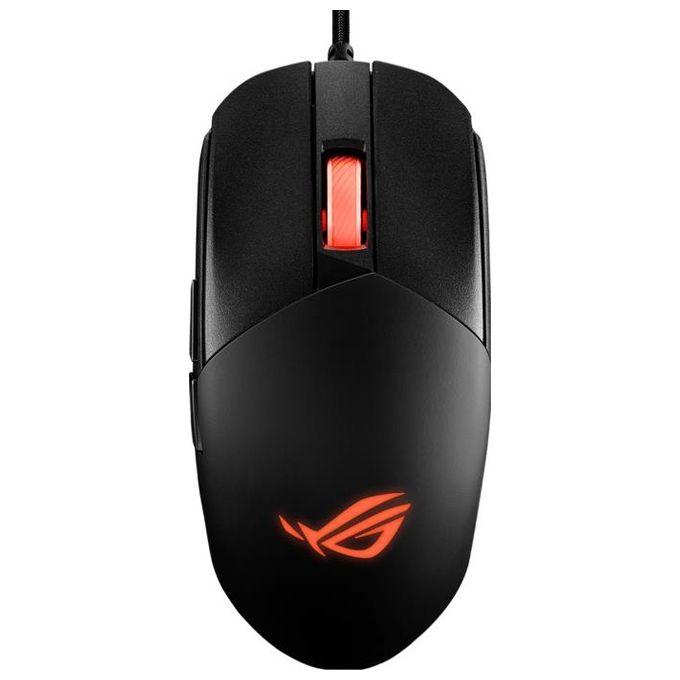 ASUS 90MP0300-BMUA00 ROG Strix IMPACT III Mouse Gaming 12000 DPI USB Tipo A Nero