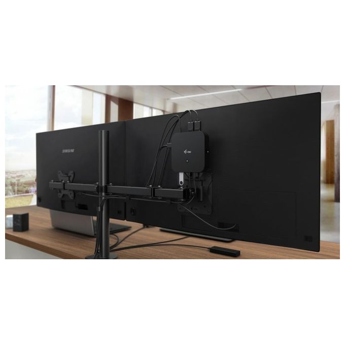 I-tec C31TRI4KDPDPRO100 Docking Station USB-C HDMI Dual DisplayPort Power Delivery 100W Adattatore Incluso colore Nero