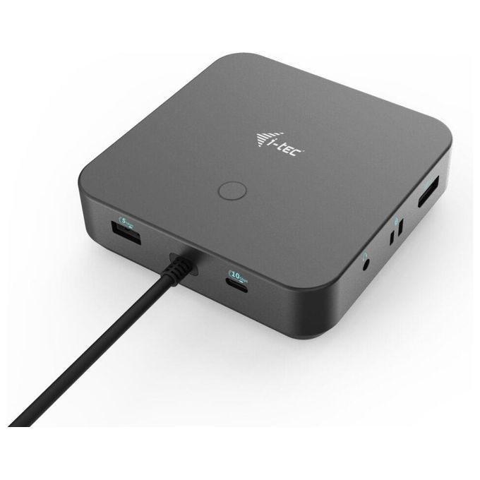 I-tec C31TRIPLE4KDOCKPDPRO Docking Station USB-C HDMI Dual DP Power Delivery 100 W 6 porte USB Ethernet Gigabit Kensington Lock colore Nero