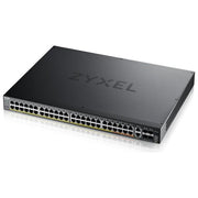 Zyxel XGS2220-54HP-EU0101F Switch Gestito Layer 3 48 Porte Gigabit PoE 2 Porte 10G PoE 4 SFP+ Budget PoE 600 W colore Nero