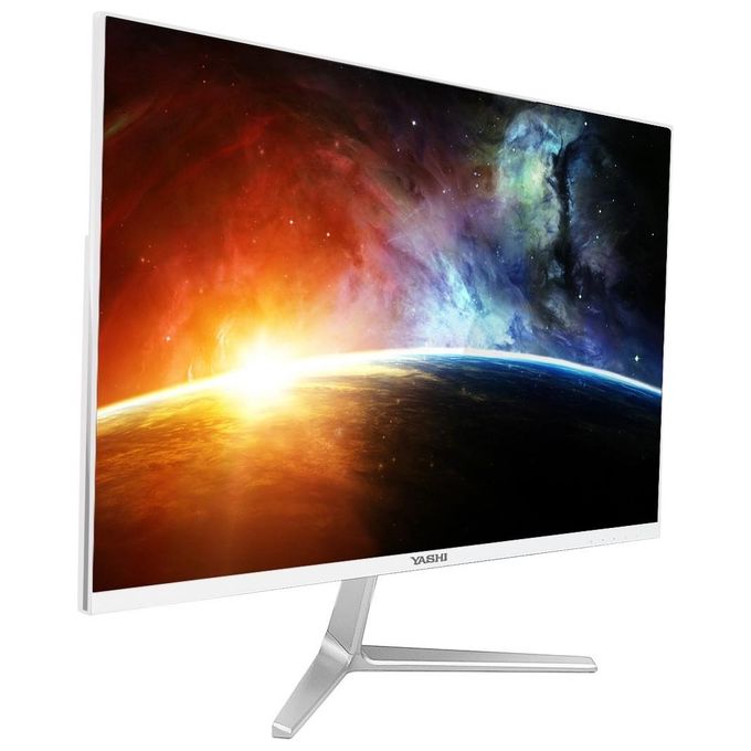 Yashi YZ2711 Pioneer Monitor PC 27'' IPS Full HD 1920x1080 75Hz 1ms USB-C HDMI VGA Altoparlanti colore Bianco