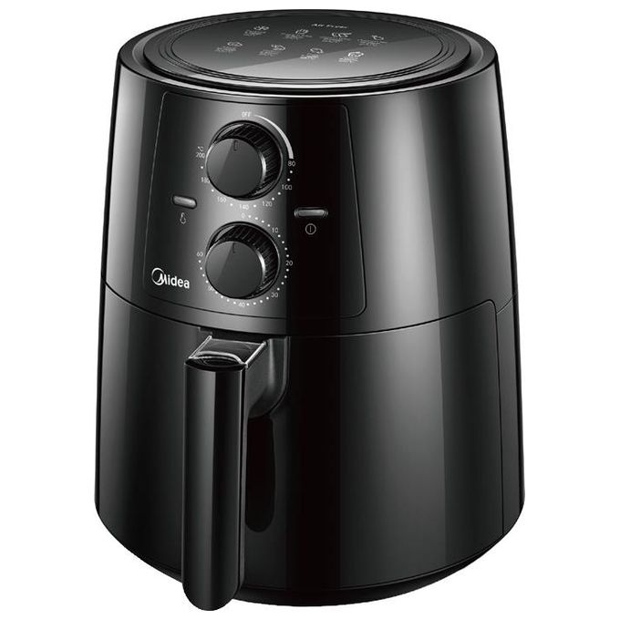 Midea MF-TN35A2 Friggitrice ad aria 3.5 L 1400 W Timer 60 min Temperatura 30-200°C colore Nero