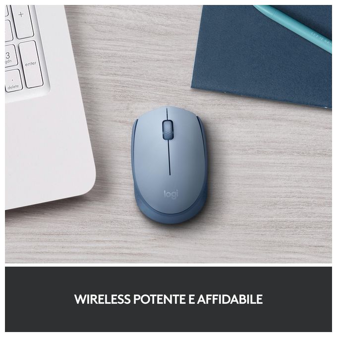 Logitech M171 Mouse Ambidestro RF Wireless Ottico
