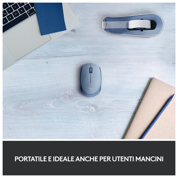 Logitech M171 Mouse Ambidestro RF Wireless Ottico
