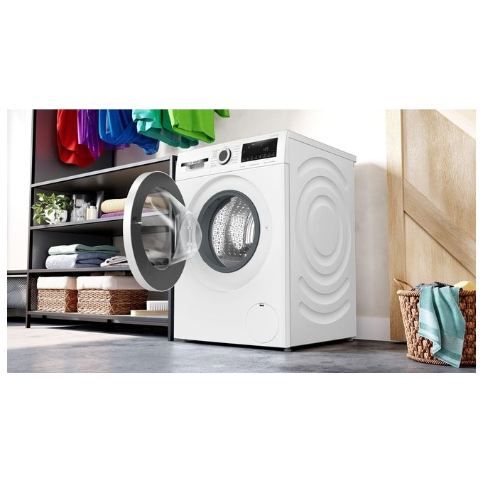 Bosch WNA144V0IT Serie 4 Lavasciuga Caricamento Frontale 9-5 Kg 1400 rpm Classe E AutoDry Iron Assist EcoSilence Drive (84.8x59.8x59 cm) colore Bianco