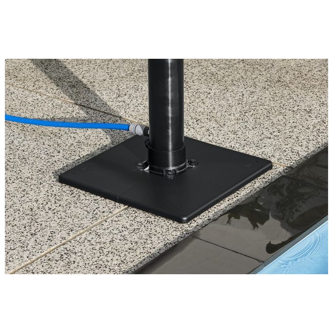 Bestway 58694 SolarFlow Doccia Solare da Giardino 8 litri 218 cm Base 50x50 cm colore Nero