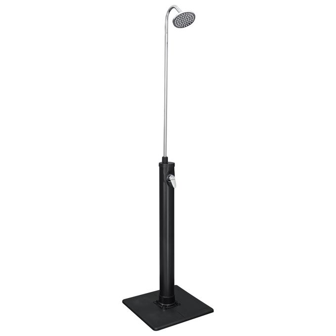 Bestway 58694 SolarFlow Doccia Solare da Giardino 8 litri 218 cm Base 50x50 cm colore Nero
